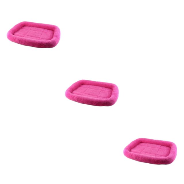 Decodeary Variety Of Colors Available For Cute And Practical Cat Bed Durable rose red S,38*28cm 3Set