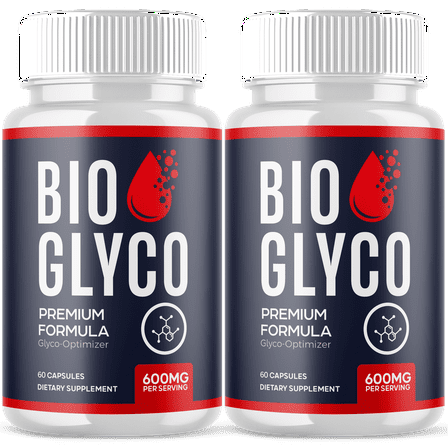 Bio Glyco Blood Balance Support Pills Advanced Formula Vitamin Supplement BioGlyco 120 Capsules