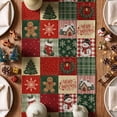 thumbnail image 6 of Sm:)e Gingerbread Man Snowman Print Christmas Patchwork Table Runner, 13 x 72 Inch Farmhouse Table Decor, Universal for Indoor Outdoor Kitchen, Home & Party Decoration, 6 of 7