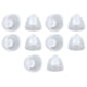 thumbnail image 3 of Cúpula Abierta, 10 Unidades/paquete De Cúpulas Antiestáticas De Silicona Lavable Para Sordos Para Reemplazo, 3 of 8