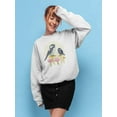 thumbnail image 2 of Flower Children Ii. Sweatshirt Women -Grace Popp Designs, Female Large, 2 of 4