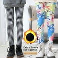 thumbnail image 5 of GYRATEDREAM Girls Fleece Lined Thick Leggings Colorful Autumn Winter Warm Pants 2-12 Years, 5 of 8