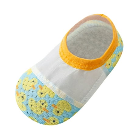 

niuredltd 1-3y baby kids boys girls breathable the floor socks barefoot aqua socks non-slip shoes toddler shoes size s