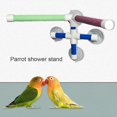 thumbnail image 5 of Juguete de plataforma de pie para baño de loros YONGSHENG con ventosas y soporte de molienda, 5 of 5
