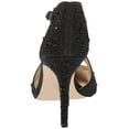 thumbnail image 3 of Jessica Simpson Accile Black Rhinestone Stiletto Pointed Toe Ankle Strap Pumps (Black, 7), 3 of 8