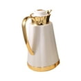 thumbnail image 3 of CarpNettore Arabic Insulated Thermal Coffee Carafe Arabic Insulated Kettle for Gift Home White Gold, 3 of 9