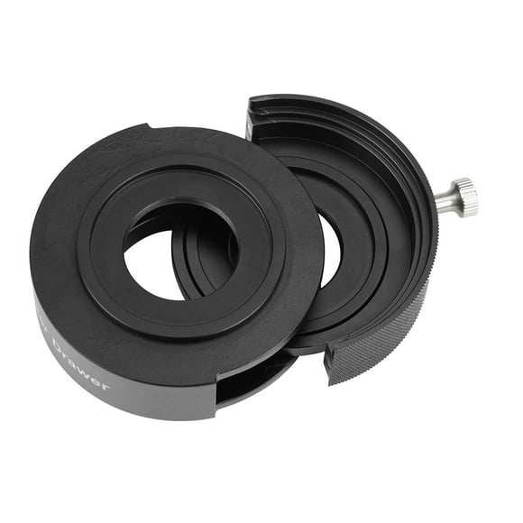 SVBONY Tiroir de Filtre pour Télescope SV226, Tiroir de Filtres Photographiques avec Adaptateur M42-M48, Support de Filtre Magnétique Double pour Filtres de 1,25 et 2 Pouces, pour Photographie dans le Ciel Profond
