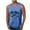 Blue, variant on ZCFZJW Men's Sleeveless Workout Swim Shirts Big and Tall Regular Fit Quick Dry Running Tank Tops Summer Tropical Palm Tree Print Muscle Tees White XXXXL