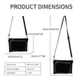 thumbnail image 2 of Sunyuer Punk Style Rivet Small Square Shoulder Bag - Crossbody Commuter Handbag with Dual Pockets, Portable and Stylish, 2 of 6