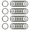 thumbnail image 1 of Uxcell 36Pcs Loose Leaf Binder Rings, 1.4 Inch Metal Open Card Rings Heavy Duty Book Rings for Key Index Card Rings Paper Rings Office, Black, 1 of 7