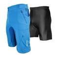 thumbnail image 1 of Men's Gravel Grinder Cyclocross / MTB Shorts - Flex Soft Shell Shorts with Zip Pockets and Vents, 1 of 13