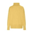 thumbnail image 6 of Long Sleeve Sweater Women's Casual Solid High Neck Pullover Basic Outfits, 6 of 7