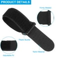thumbnail image 3 of Reusable Cable Ties 0.8ft x 1inch,Adjustable Hook and Loop Straps Multipurpose Nylon fastening Cord Wrap, Black 6 Pack, 3 of 7