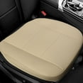 thumbnail image 6 of LACKUST Seat Cushion Clearance,Artificial Leather Car Seat Cushions for Short People,Car Seat Cushion Pad for Front Seats Driving Back and Butt Pain,Beige, 6 of 6