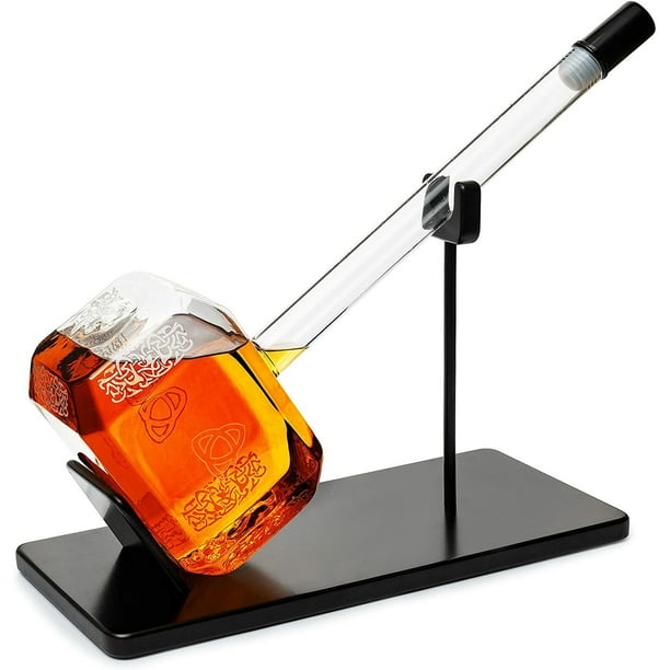 Thors Hammer Whiskey and Wine Decanter 3500ml by The Wine Savant for