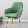 thumbnail image 4 of Funda protectora elástica para silla de comedor Advancent 2 piezas Té verde, 4 of 6