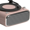 thumbnail image 5 of Haut-parleur Bluetooth Rotatif Rétro Diffuseur Subwoofer Tourne-Disque Rose, 5 of 5