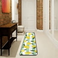 thumbnail image 6 of Kitchen Rugs and Mats Non-Skid Washable Runner Rugs Lemon Stripes Leaves Long 72x24 inch for Floor Cushioned Hallway Entryway Indoor 2x6, 6 of 7