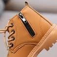 thumbnail image 5 of Baby Boys Girls Casual Comfortable Tie Rope Zipper Design Non-Slip Short Boots, 5 of 8