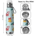 thumbnail image 3 of Christmas 29oz Stainless Steel Insulated Thermos with Tea Filter, 360° Printed Travel Bottle, Leakproof BPA-Free Flask with Anti-Slip Base, 304 Inner & 201 Outer, Vacuum Cup, 3 of 6