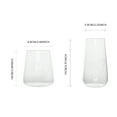 thumbnail image 3 of Piwvid Drinking Glasses Highball Water Glasses Cups Sets Pint Glasses Beer Glasses Fashion Glass Tumblers Bar Glasses Design for Home and Kitchen, 3 of 7