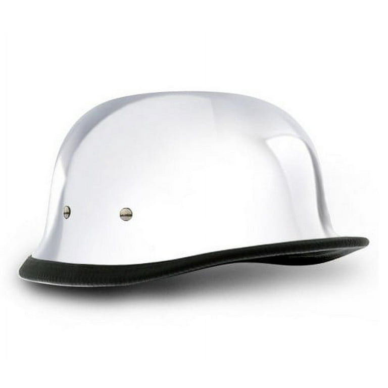 chrome nazi motorcycle helmet Novelty German- Chrome M