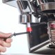 thumbnail image 3 of Máquina de café Cepillo de limpieza Reutilizable Mango largo Pinceles desmontables Café Equipo de rectificado Accesorios con cuchara cabeza roja Noticed HA059621-02, 3 of 7