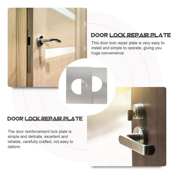 Metal door 2024 knob plate