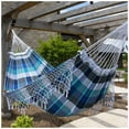 thumbnail image 3 of Vivere Authentic Brazilian Double Cotton Hammock, Outdoor Hanging Daybed, Marina, 3 of 5