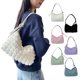 thumbnail image 1 of Bolso informal de hombro para mujer – Bolso mensajero de poliéster, correa ajustable, multicolor (blanco, negro, rosa, morado, verde, azul claro), 11,8"x7"x3,9" – versátil, ligero, que encaja en las, 1 of 6