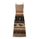 thumbnail image 4 of Vestido largo sin mangas con estampado de cuello en V y camisola suelta para mujer a la moda para mujer Pompotops  ghjkhdj6903, 4 of 5