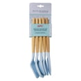 thumbnail image 2 of JUEGO DE 5 UTENSILIOS DE SILICONA AZUL CLARO CON MANGO DE MADERA 39789, 2 of 3