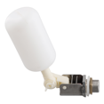 thumbnail image 1 of Float Valve 1/2 Inch,Brass Valve with Plastic Water Float Ball Valve with Adjustable Arm Automatic Fill for Water Trough, 1 of 7