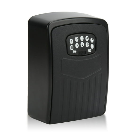 Boîte de Serrure Intelligente, Boîte de Rangement pour Puce Cryptée Fonction d'Urgence Mot de Passe Dynamique Anti-Interférence Télécommande APP pour Extérieur
