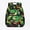 Colorful Dinosaur & Dino Skeleton Print, variant on Floral Cat Face Pattern Lightweight Preschool Backpack for Hiking Preschool Use, Top Handle Preschool Kids Polyester School Bag