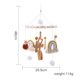 thumbnail image 4 of Campana de cama móvil JM para cuna de guardería, juguete colgante para recién nacido, 4 of 8