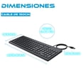 thumbnail image 4 of Teclado Convencional Store Line Negro USB V101, 4 of 5