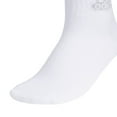 thumbnail image 3 of Boys adidas 6-Pack Superlite Classic Quarter Socks Color: Black Size: 2Y-5Y, 3 of 4