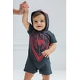 thumbnail image 4 of Marvel Spider-Man Miles Morales Infant Baby Boys Romper Newborn to Toddler, 4 of 5