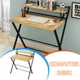 thumbnail image 1 of Mohdy Home Office Desk/Bedroom Desktop Computer Desk (80Cm Antique Oak),Computer Desk Modern Sturdy Office Desk Writing Study Desk Laptop Notebook Table,Material:High Quality, 1 of 3