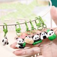 thumbnail image 1 of Ventilador, ventilador de techo, ventilador de escritorio, ventilador portátil, adorables diseños de llaveros de Pandass para mochilas, regalos y parejas la cueva, 1 of 9