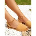 thumbnail image 4 of Women's Casual Fish Mouth Slip-on, Glitter Summer Flat Sandals With Back Strap, 4 of 4
