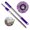 Purple reinforced ro, variant on Drying Rotating Floor Mop For Home Use Aesthetic Telescopic Handle Stainless Steels Disc Replaceable Pad