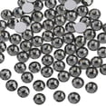 thumbnail image 1 of Beadsland 1440 piezas de diamantes de imitación de cristal con parte trasera plana, gemas redondas, 1,3 mm-6,5 mm, negro (SS16 (3,8-4,0 mm)), 1 of 4