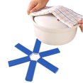 thumbnail image 1 of Batería de Cocina Manteles individuales plegables Anti-escaldado Cazuela Pad Pan Pot Holder Uso en el hogar (Azul), 1 of 6