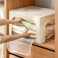 thumbnail image 4 of Clothes Storage Box Household Large Capacity Wardrobe Clothes Sundry Organising Box Bag Basket Storage Basket Box, 4 of 6