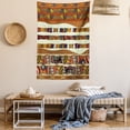 thumbnail image 2 of Tribal Tapestry, Traditional African Folk with Cultural Featured Trippy Icons Boho Abstract Design, Wall Hanging for Bedroom Living Room Dorm Decor, 60W X 80L Inches, Multicolor, by Ambesonne, 2 of 5