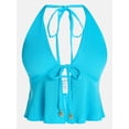 thumbnail image 5 of No Boundaries Starfish Charm Coverup Halter Top, Women's XXS-XXL, 5 of 5