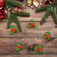 thumbnail image 1 of ¡Gran Promo de Temporada!, 5 piezas de accesorios de plástico transparentes con forma de ciervo y Papá Noel, con diseño de árbol, para funda de teléfono, pinza para el pelo, parche de joyería, 1 of 9