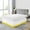 Yellow, variant on Twin Size Tailored Drop Dual Tone Solid Bed Skirt with Adjustable Elastic Belt Microfiber Fabric Fade & Wrinkle Resistant Bed Frame Cover Easy to Fit & Care (28 Inch Drop, Wine)
